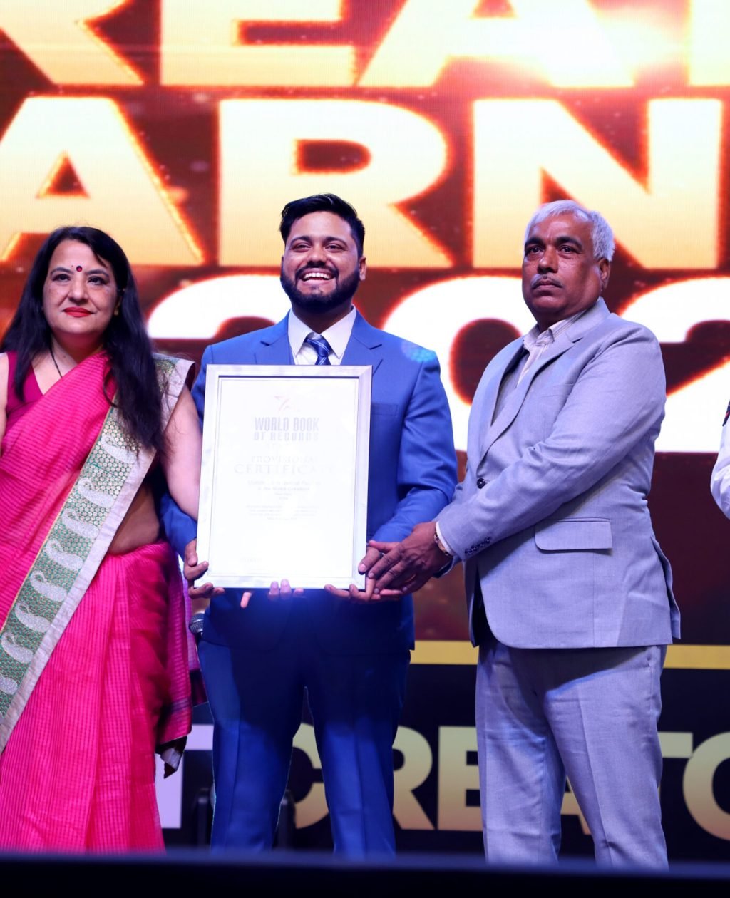 World Book of Records London Certificat